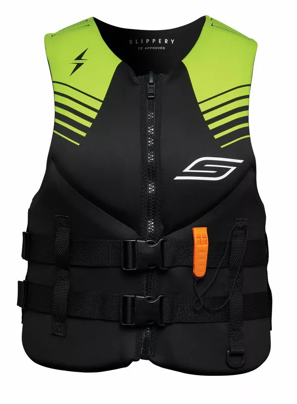 SLIPPERY Surge Vest - Lime/Black