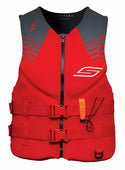 SLIPPERY Surge Vest - Red/Charcoal
