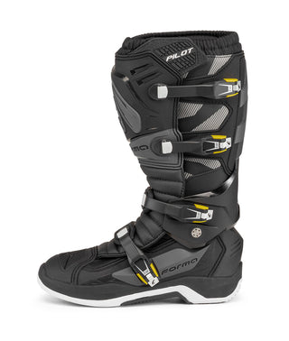 Forma Pilot Motorcycle Boots – Black/Anthracite