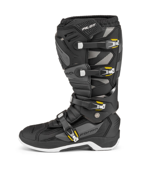 Forma Pilot Motorcycle Boots – Black/Anthracite