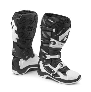 Forma Pilot Motorcycle Boots – Black/White