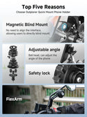 Outplorer QM05 - Mirror Stem Mount