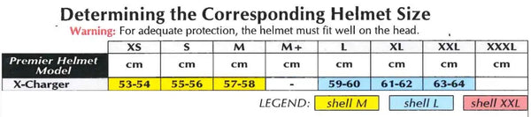Premier Helmets X-Charger JU 8BM