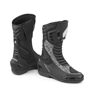 Forma Freccia Evo Racing Motorcycle Boots – Black / White
