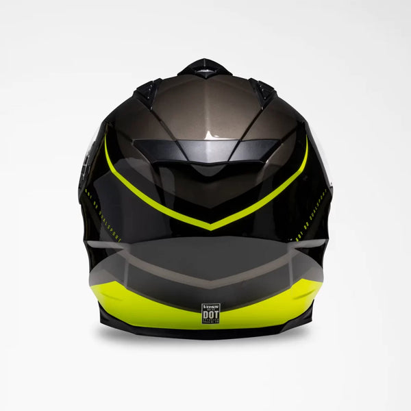 VOSS 601 D2 DUAL SPORT HIGH-VIZ INERTIA HELMET