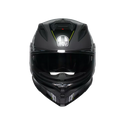 AGV K7 MPLK KYBER MATT GREY/YELLOW FLUO - MOTORBIKE FULL FACE HELMET E2206