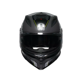 AGV K7 MPLK KYBER MATT GREY/YELLOW FLUO - MOTORBIKE FULL FACE HELMET E2206