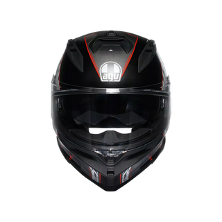 AGV K7 MPLK KYBER MATT BLACK/RED - MOTORBIKE FULL FACE HELMET E2206