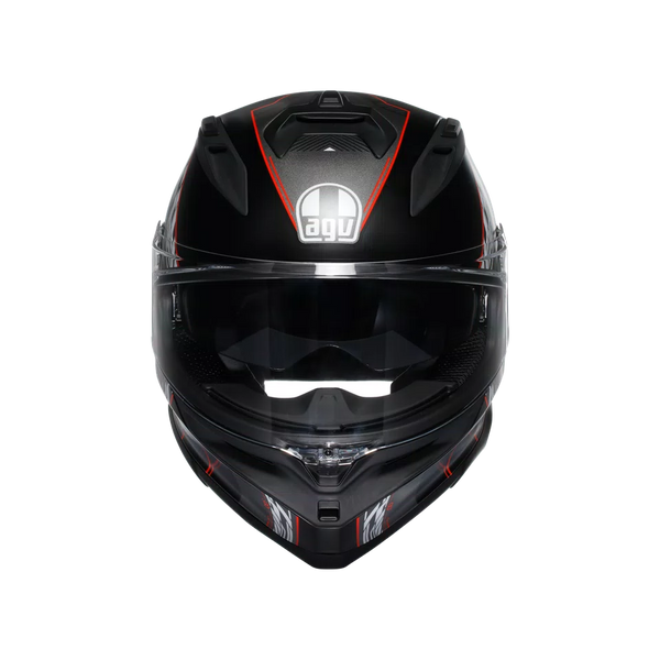 AGV K7 MPLK KYBER MATT BLACK/RED - MOTORBIKE FULL FACE HELMET E2206
