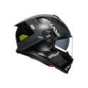 AGV K7 MPLK KYBER MATT GREY/YELLOW FLUO - MOTORBIKE FULL FACE HELMET E2206