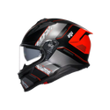 AGV K7 MPLK KYBER MATT BLACK/RED - MOTORBIKE FULL FACE HELMET E2206