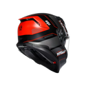 AGV K7 MPLK KYBER MATT BLACK/RED - MOTORBIKE FULL FACE HELMET E2206
