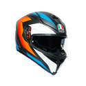 K-5 S AGV E2205 MULTI MPLK CORE MATT BLACK/BLUE/ORANGE