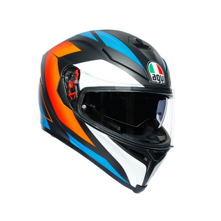 K-5 S AGV E2205 MULTI MPLK CORE MATT BLACK/BLUE/ORANGE