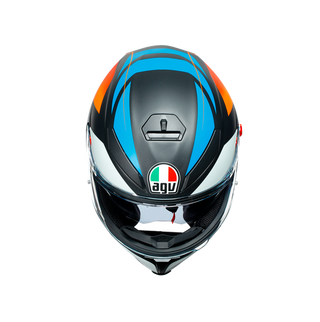 K-5 S AGV E2205 MULTI MPLK CORE MATT BLACK/BLUE/ORANGE