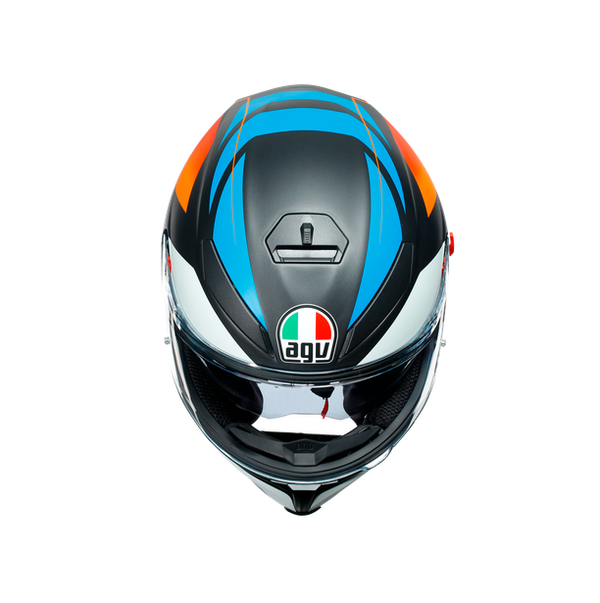 K-5 S AGV E2205 MULTI MPLK CORE MATT BLACK/BLUE/ORANGE