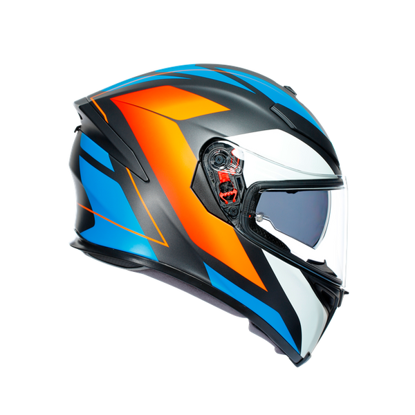 K-5 S AGV E2205 MULTI MPLK CORE MATT BLACK/BLUE/ORANGE