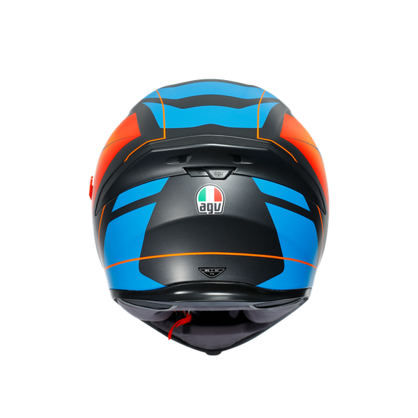 K-5 S AGV E2205 MULTI MPLK CORE MATT BLACK/BLUE/ORANGE