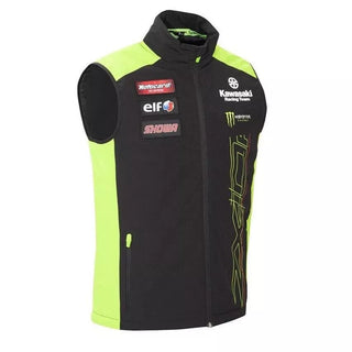Kawasaki WSBK 2023 Motorcycle Mens Adult Bodywarmer Zip Gilet