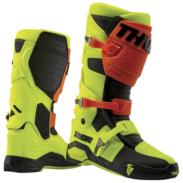 Thor Radial MX Boots FLOR/YELLOW